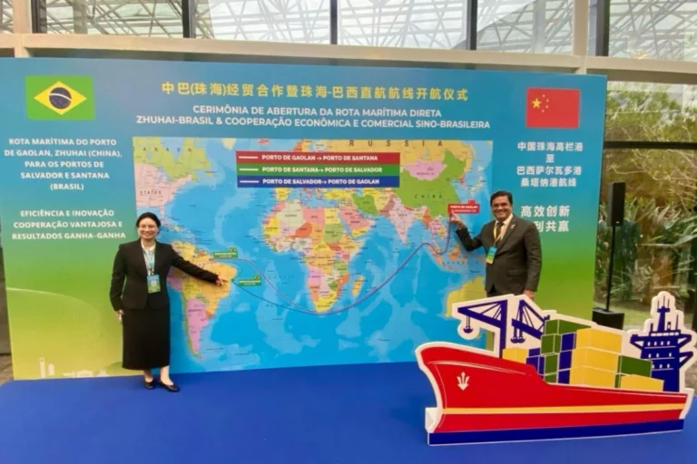 Nova rota marítima Brasil-China vai reduzir tempo e valor do frete