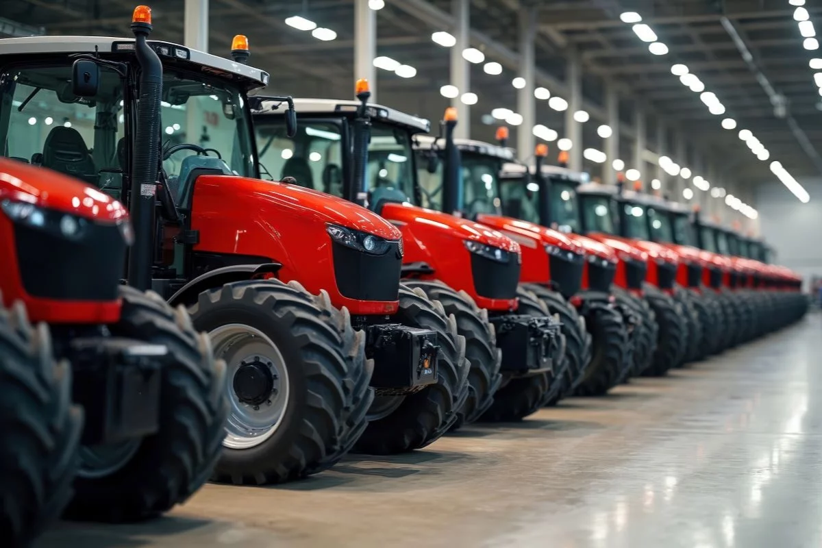 Tratores e colheitadeiras tiveram 15.380 unidades vendidas no mercado interno - Foto: Adobe Stock