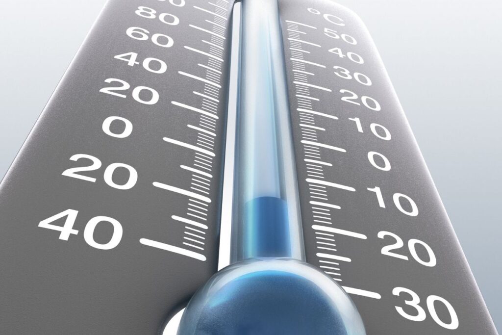 termometro marca temperatura fria